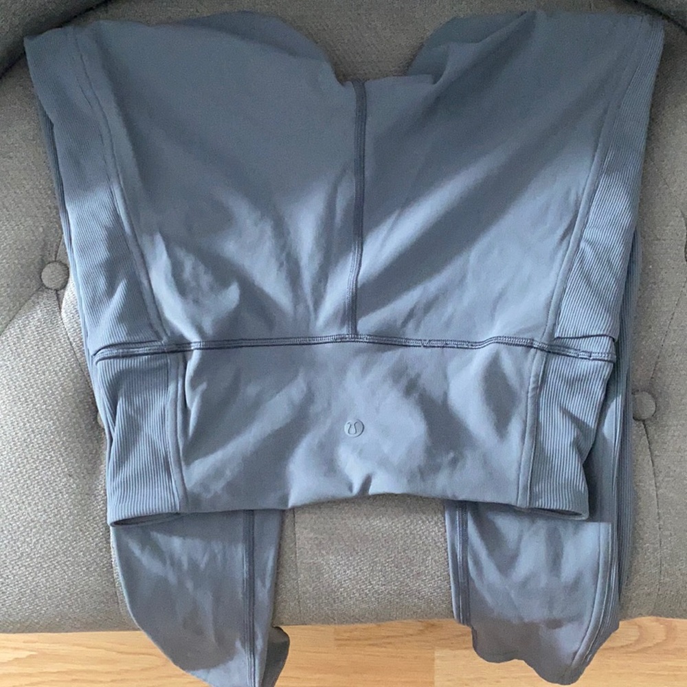 Blue gray lightly worn lulu lemon active ware